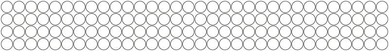 3M White/Silver Reflective Circles - 1m Roll 30mm Circles