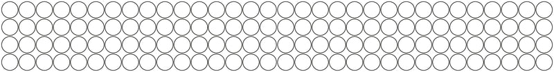 3M White/Silver Reflective Circles - 1m Roll 30mm Circles