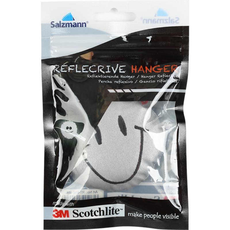 Salzmann 3M Scotchlite Reflective Hanger Smiley Face