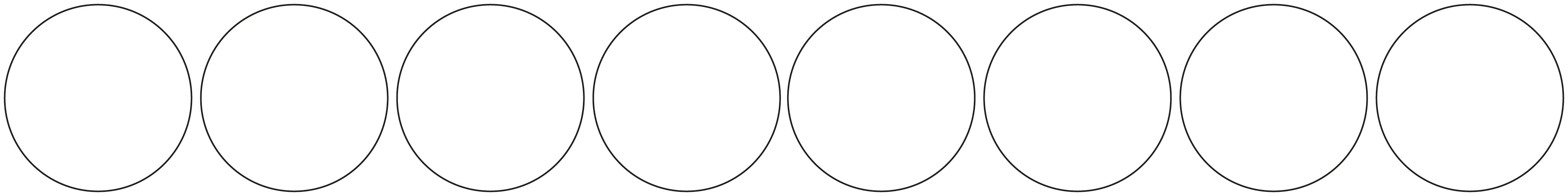 3M White/Silver Reflective Circles - 1m Roll 120mm Circles