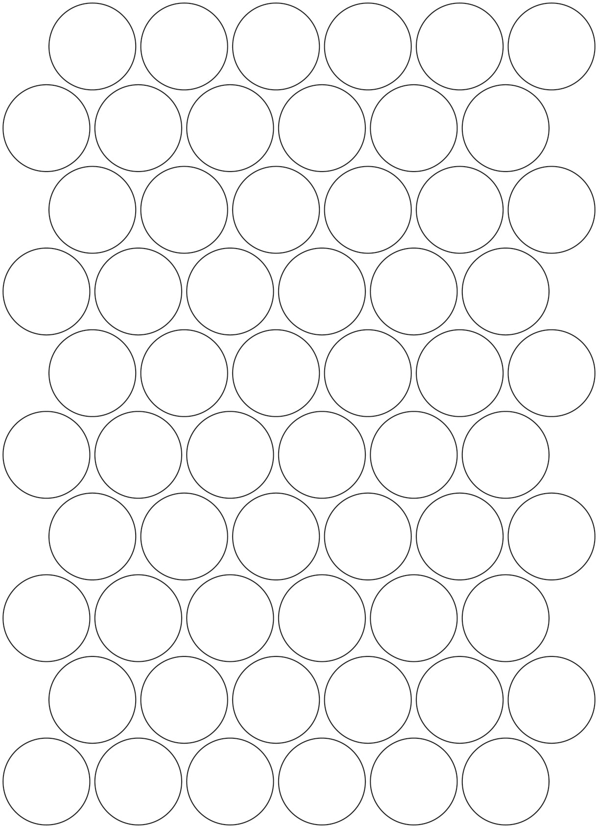 3M White/Silver Reflective Circles - A4 Sheet 30mm Circles