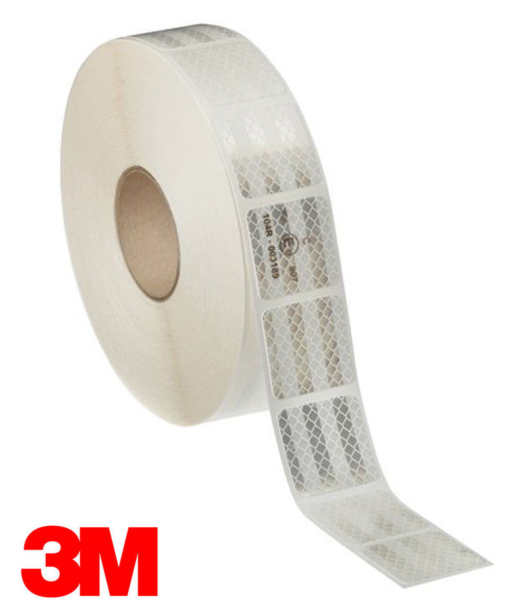 3M 987s White Conspicuity Tape - Segmented