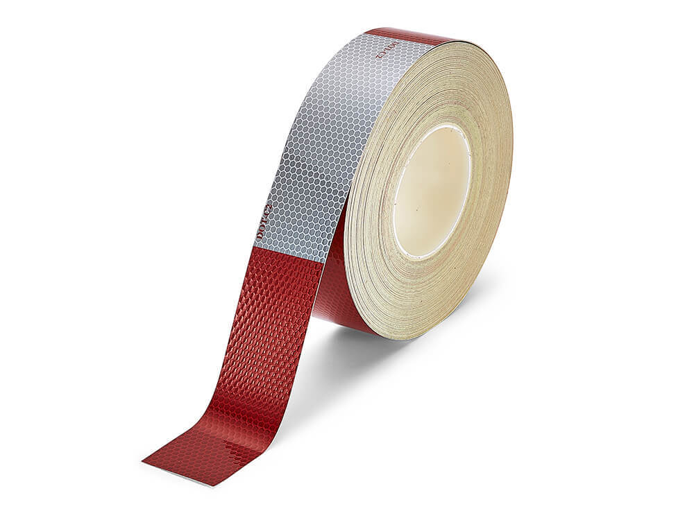 H6602 DOT Red & White Reflective Tape 50mm x 45.7m