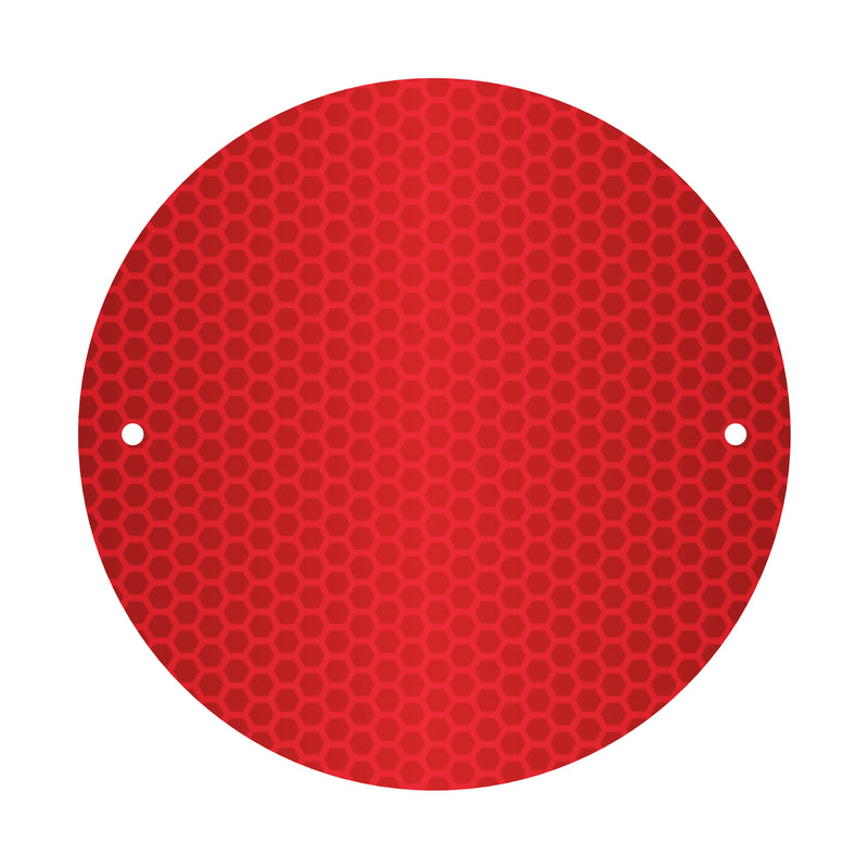 Timber Bollard screw On Reflective Discs – Reflective Supplies