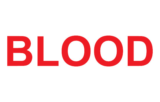 3M Scotchlite Red Reflective Blood Stickers 5x 50mm