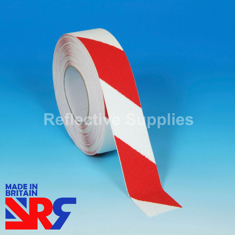 Anti Slip Tape (RS401) RED & WHITE HAZARD
