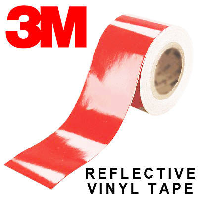 3M Scotchlite Red 680 Series Reflective Tape 2x 127mm*2m