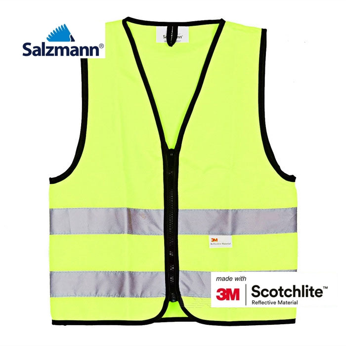 Salzmann 3M Scotchlite Childrens Hi-Vis Reflective Vest - Fluorescent Yellow