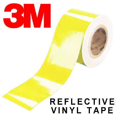 3M Scotchlite Reflective Yellow 100mm*1m x2